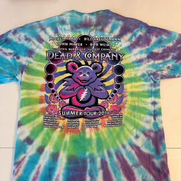 2016 Dead & Company Tie Die Shirt - Picture 2 of 2